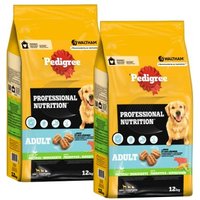 Pedigree Professional Nutrition Adult Rind und Gemüse 2x12 kg von Pedigree
