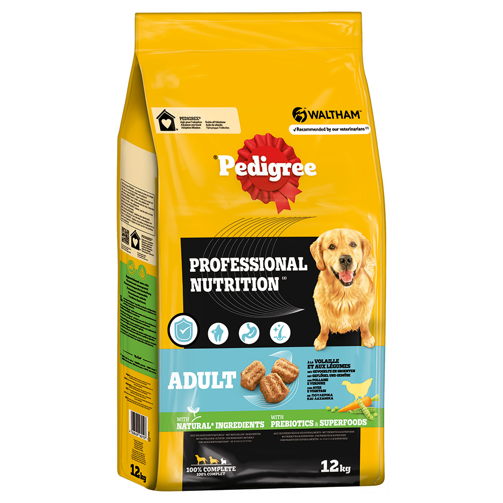 Pedigree Professional Nutrition Adult mit Geflügel & Gemüse - 12 kg von Pedigree