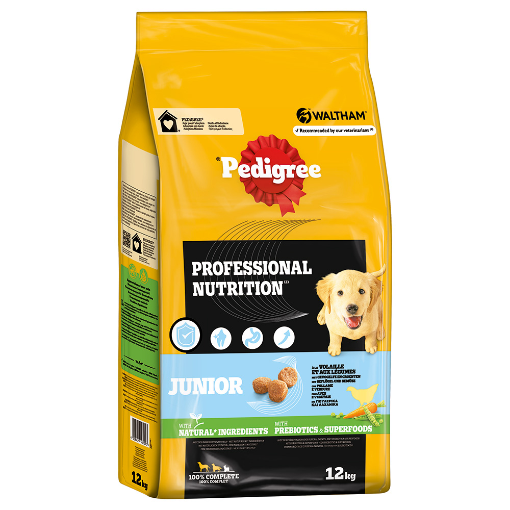 Pedigree Professional Nutrition Junior mit Geflügel & Gemüse - 12 kg von Pedigree