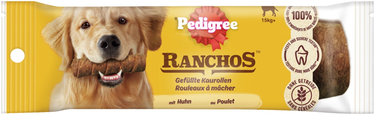 Pedigree Ranchos Gefüllte Kaurollen 80 Gramm Hundesnack von Pedigree