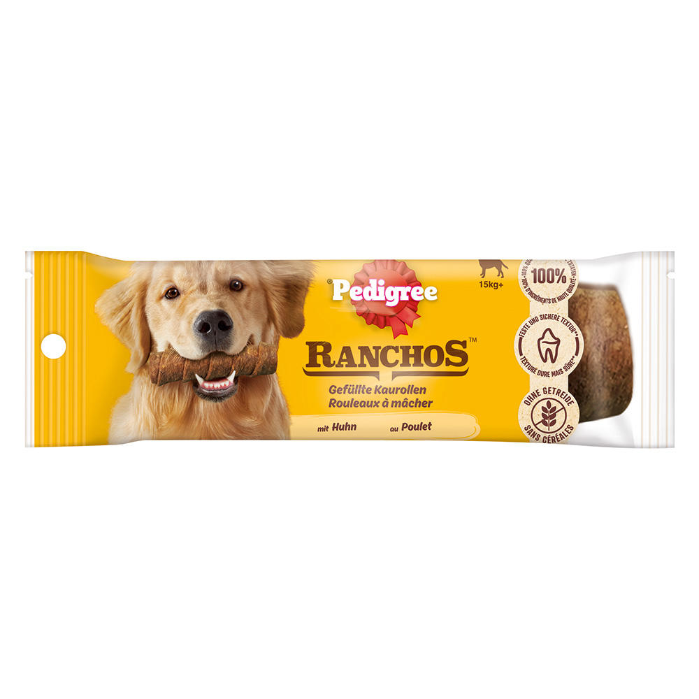 Pedigree Ranchos Gefüllte Kaurollen Maxi - Huhn 80 g von Pedigree