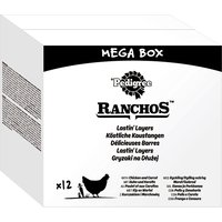 Pedigree Ranchos Köstliche Kaustangen - 12 x 40 g Huhn & Karotten von Pedigree