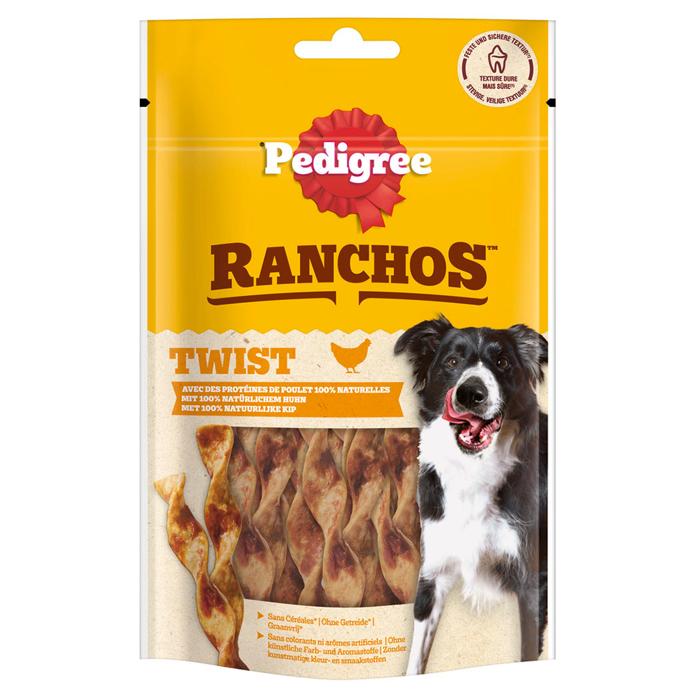 Pedigree Ranchos Twists - Huhn 60 g von Pedigree