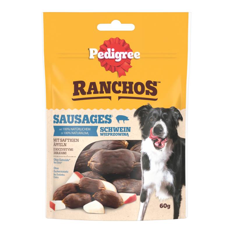 Pedigree Ranchos Würstchen - Schwein & Apfel (60 g) von Pedigree