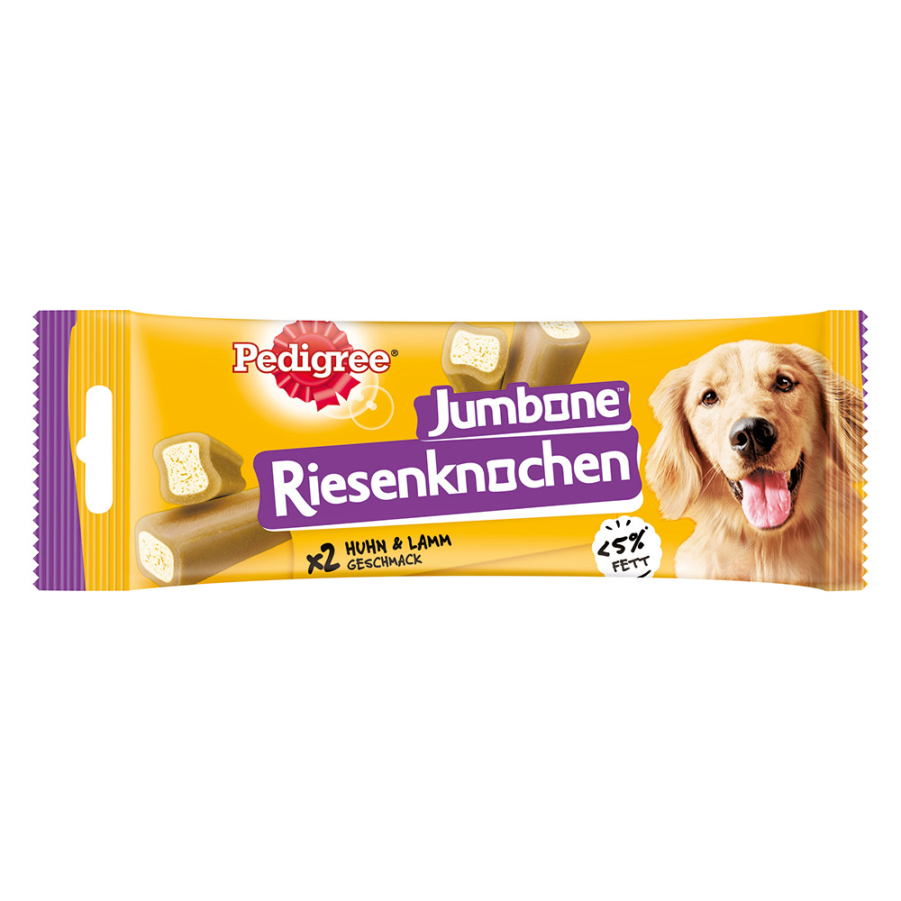 Pedigree Riesenknochen mit Huhn und Lamm - Sparpaket: Medium 6 x 180 g (6 x 2 Stück) von Pedigree