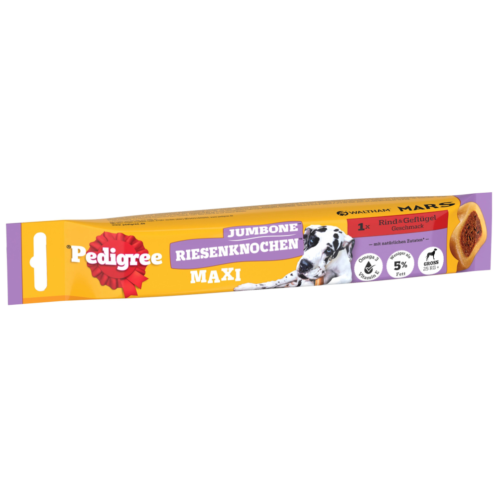 Pedigree Riesenknochen mit Rind - Maxi 180 g  (1 Stück) von Pedigree