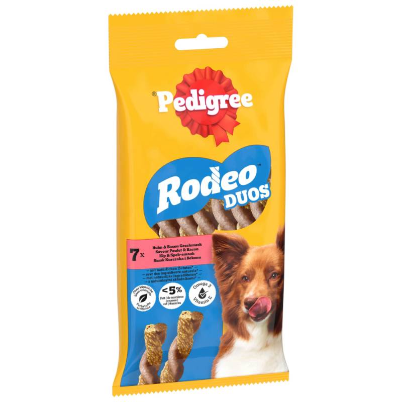 Pedigree Rodeo Duos - Huhn und Bacon (7 Stück) von Pedigree