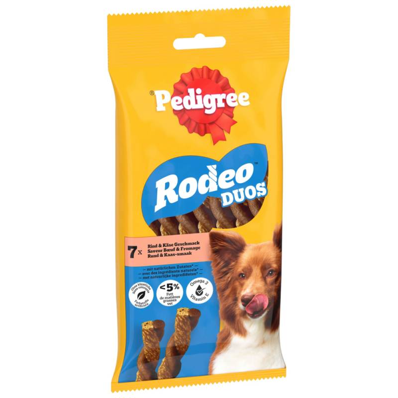 Pedigree Rodeo Duos - Rind und Käse (7 Stück) von Pedigree