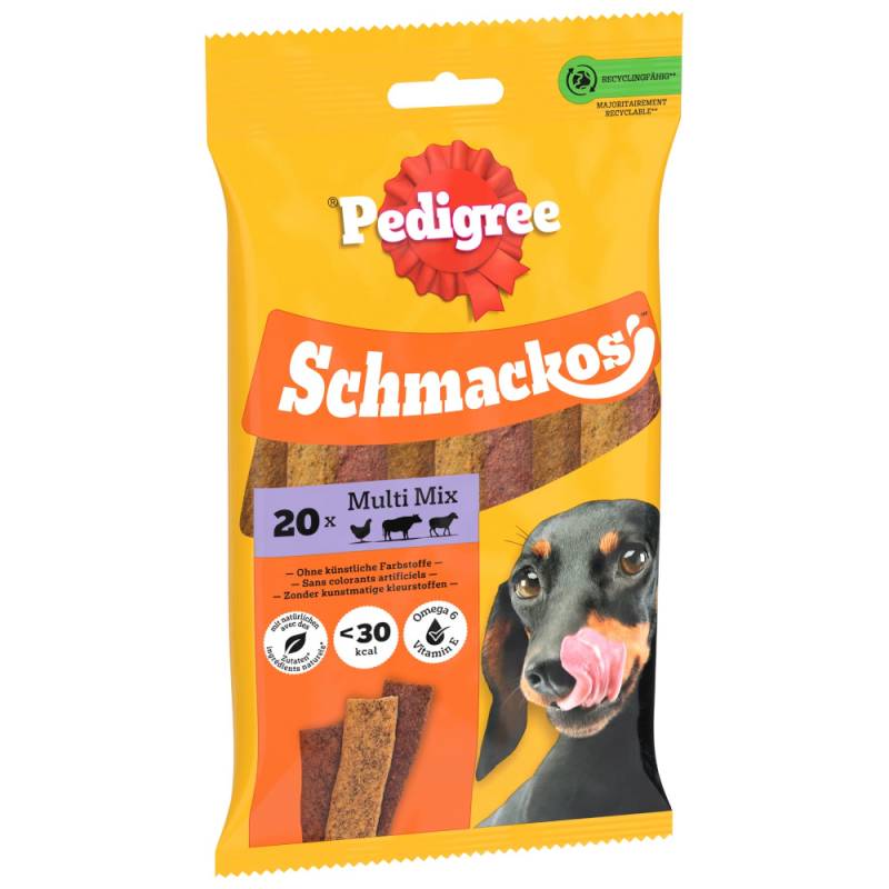 Pedigree Schmackos - 144 g, 3 Sorten (20 Stück) von Pedigree