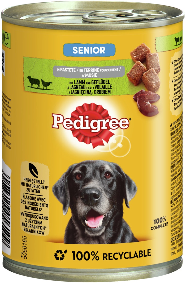 Pedigree Senior 400 Gramm Hundenassfutter von Pedigree