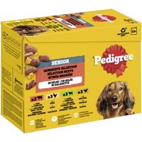 Pedigree Nassfutter Hund Senior, Multipack, Gemischte-Selektion, in Gelee 12x100 g von Pedigree