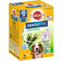 Pedigree Zahnpflege Dentastix Fresh Multipack 28 Stück für mittelgroße Hunde von Pedigree