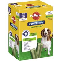 Pedigree Zahnpflege Dentastix Fresh Multipack 28 Stück für mittelgroße Hunde von Pedigree