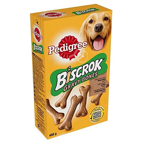 Pedigree biscrokgravy Knochen Hunde Leckereien, 400 g Pedigree biscrokgravy Knochen Hunde Leckereien, 400 g von Pedigree