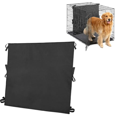 Weiche Trennwand für Hundekäfige, 106,7 cm, strapazierfähige, dicke Hundehütten-Trennwand mit Bändern, schwarz, 68,6 cm H x 71,9 cm B Weiche Trennwand für Hundekäfige, 106,7 cm, strapazierfähige, dicke Hundehütten-Trennwand mit Bändern, schwarz, 68,6 cm H x 71,9 cm B von Pedobi