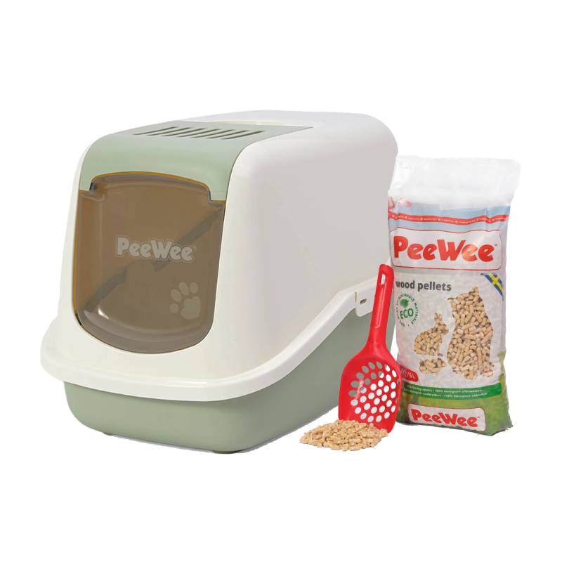 PeeWee EcoHus Katzenklo Starter-Paket - Anthrazit/Grau PeeWee EcoHus Katzenklo Starter-Paket - Anthrazit/Grau von PeeWee