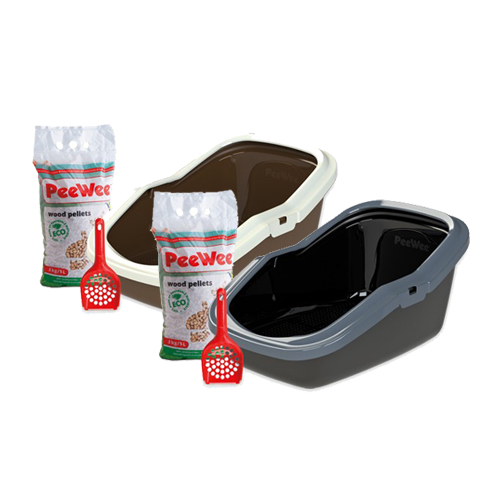 PeeWee EcoMinor Katzentoilette Starter-Paket - Braun von PeeWee