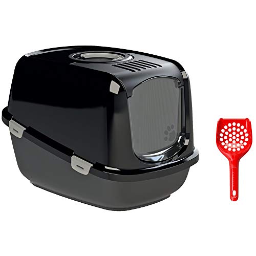 PeeWee Katzentoilette XXL EcoDome Katzenklo mit Sieb inkl. Schaufel L66,5 x B48,5 x H46,5 cm… von PeeWee