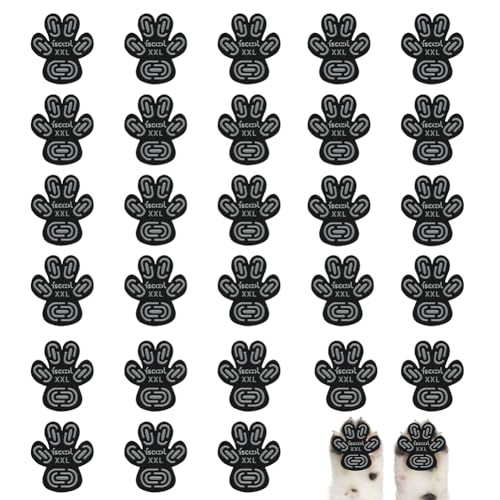 Peelanmall 28 Stück Pfotenschutz für Hunde, Anti-Rutsch Selbstklebende Silikon-Gel Hundeschuhe Hund Pfote Protector, Schutz vor Verbrühungen rutschfest Hund Schuhe für ältere und kranke Hunde (XXL) von Peelanmall