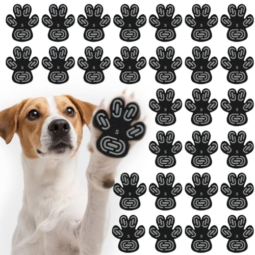Peelanmall 28 Stück Pfotenschutz für Hunde, Anti-Rutsch Selbstklebende Silikon-Gel Hundeschuhe Hund Pfote Protector, Schutz vor Verbrühungen rutschfest Hund Schuhe für ältere und kranke Hunde (S) Peelanmall 28 Stück Pfotenschutz für Hunde, Anti-Rutsch Selbstklebende Silikon-Gel Hundeschuhe Hund Pfote Protector, Schutz vor Verbrühungen rutschfest Hund Schuhe für ältere und kranke Hunde (S) von Peelanmall