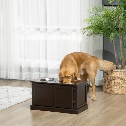 Erhöhter Hundenapf Futternapf mit Staumraum,Hundenapf erhöht für große Hunde,Hundefutterstation mit 2 Edelstahlschalen,Langlebiges Fressnapf Set für Golden Retriever,Labrador & mehr Erhöhter Hundenapf Futternapf mit Staumraum,Hundenapf erhöht für große Hunde,Hundefutterstation mit 2 Edelstahlschalen,Langlebiges Fressnapf Set für Golden Retriever,Labrador & mehr von Peiaw
