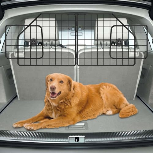 Hundegitter Auto,Universal Autoschutzgitter Trenngitter,Kopfstütze Kofferraum Autogitter,Stufenlos verstellbares Kofferraumschutz Gitter,Auto Hundegitter zum Transport für deinen Hund Hundegitter Auto,Universal Autoschutzgitter Trenngitter,Kopfstütze Kofferraum Autogitter,Stufenlos verstellbares Kofferraumschutz Gitter,Auto Hundegitter zum Transport für deinen Hund von Peiaw