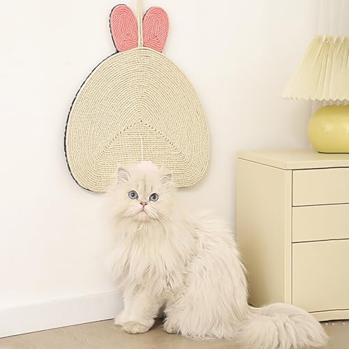 Kratzbretter Katze,Selbstklebend Kratzmatten für Katzen,Niedliches Kaninchen/Corgi-Design,Kratzbrett Katze Mit Klingelball & Katzenminze,Kratzmatte für Sofa,Wand und Möbel (Kaninchen:36 cm×39 cm) Kratzbretter Katze,Selbstklebend Kratzmatten für Katzen,Niedliches Kaninchen/Corgi-Design,Kratzbrett Katze Mit Klingelball & Katzenminze,Kratzmatte für Sofa,Wand und Möbel (Kaninchen:36 cm×39 cm) von Peiaw