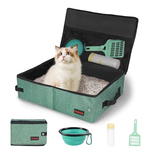 Peipaws Tragbare Katzentoilette Reise Katzentoilette Reißverschluss Deckel Faltbare Katzentoilette Katzentoilette Kein Auslaufen, Kein Geruch Einfach zu Tragen Verwendet für Hotels, Camping, Auto Peipaws Tragbare Katzentoilette Reise Katzentoilette Reißverschluss Deckel Faltbare Katzentoilette Katzentoilette Kein Auslaufen, Kein Geruch Einfach zu Tragen Verwendet für Hotels, Camping, Auto von Peipaws