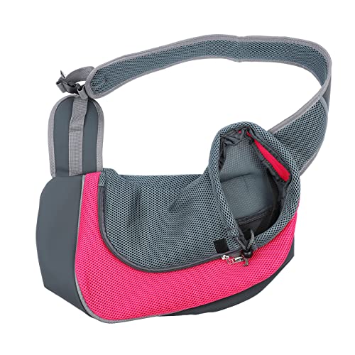PenRux Hundetragetasche, Verstellbare Handfreie Haustiertragetasche mit Sicherheitsschnalle, Atmungsaktiver Netzstoff-Schultergurt, Kleine Hundetragetasche für Welpen, Katzen, für von PenRux