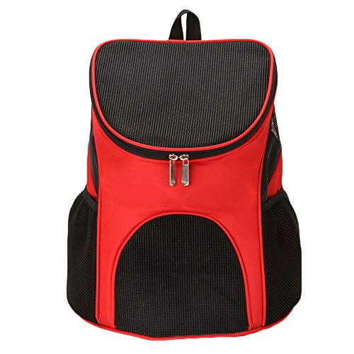 PengGengA Tragetasche Hund Hundetragetasche Hunderucksack Hund Rucksack Hundetasche Klein Rucksack Hund Rucksack Für Hund Rot von PengGengA