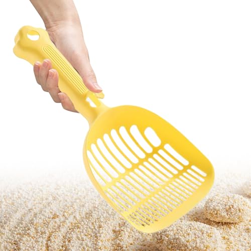 Penlimly Katzentoilettenschaufel | Katzenkotschaufel | Ergonomischer langer Griff Schaufel Sieb für Haus Zuhause Effiziente Reinigung Haustier Indoor Einfaches Schaufeln Kätzchen Penlimly Katzentoilettenschaufel | Katzenkotschaufel | Ergonomischer langer Griff Schaufel Sieb für Haus Zuhause Effiziente Reinigung Haustier Indoor Einfaches Schaufeln Kätzchen von Penlimly