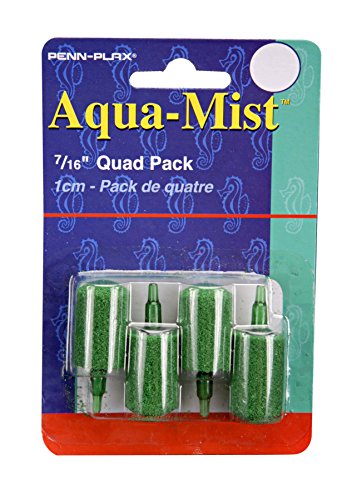 Penn-Plax 4er Pack Aqua Mist Air Stein Zylinder Luftsprudler für Fische Tank von Penn-Plax