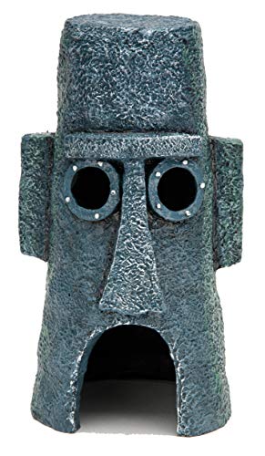 Penn-Plax Spongebob Schwammkopf Offiziell Lizenziertes Aquarium Ornament - Squidwards Osterinsel Home - groß Penn-Plax Spongebob Schwammkopf Offiziell Lizenziertes Aquarium Ornament - Squidwards Osterinsel Home - groß von Penn-Plax
