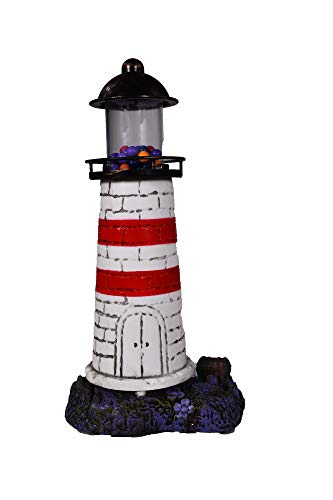 Penn-Plax Deco-Replicas Leuchtturm für Süß- und Salzwasseraquarien von Penn-Plax