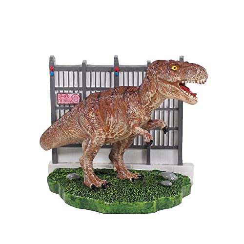 Penn-Plax Jurassic Park Aquarium-Dekoration, offizielles Lizenzprodukt, T-Rex aus dem Paddock, sicher für Süß- und Salzwasseraquarien, mittelgroß von Penn-Plax