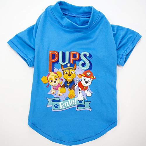 Penn Plax Paw Patrol T-Shirt für Welpen, Katzen und kleine Hunde (klein, blau) von Penn-Plax