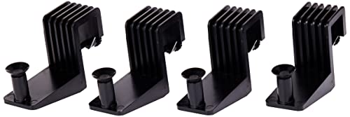 Penn-Plax Reptology Turtle Topper Extender Clips (4 Stück) – sichere Befestigung an Tanks bis zu 49,5 cm Breite von Penn-Plax