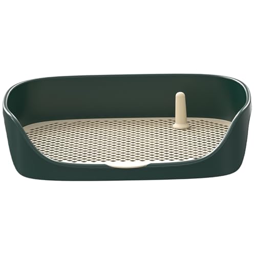 Haustierhundtoilette, Welpentraining Töpfchenschale, Welpentraining Pee Pad Halter, Innenhundköpfchen mit 4 Schutz Wandstrauderkasten Usitable für Hunde unter 15 kg/ Haustierhundtoilette, Welpentraining Töpfchenschale, Welpentraining Pee Pad Halter, Innenhundköpfchen mit 4 Schutz Wandstrauderkasten Usitable für Hunde unter 15 kg/ von Peosaard