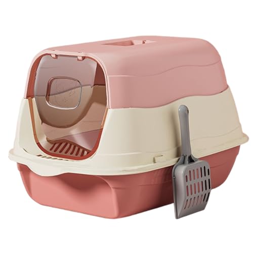 Katzentoilette mit Abdeckung, abgedeckte Katzentoilette, 13 x 19 x 12 große Katzentoilette mit Deckel, vollständig geschlossener Katzentoilette, niedliche Katzentoilette mit Schaufel und abnehmbarem Katzentoilette mit Abdeckung, abgedeckte Katzentoilette, 13 x 19 x 12 große Katzentoilette mit Deckel, vollständig geschlossener Katzentoilette, niedliche Katzentoilette mit Schaufel und abnehmbarem von Peosaard