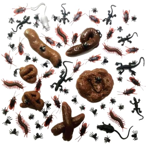 Peosaard Hundekot, Poop 80pcs/Set mit 6 verschiedenen Formen realistisch Peosaard Hundekot, Poop 80pcs/Set mit 6 verschiedenen Formen realistisch von Peosaard