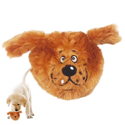 Peosaard Interaktives Hund Spielzeug, quietschende Plüschhundkugeln, Zahnreinigung Haustier Kauenspielzeug, Plüschkugeln Haustierspielzeug für Hunde/Braun Peosaard Interaktives Hund Spielzeug, quietschende Plüschhundkugeln, Zahnreinigung Haustier Kauenspielzeug, Plüschkugeln Haustierspielzeug für Hunde/Braun von Peosaard
