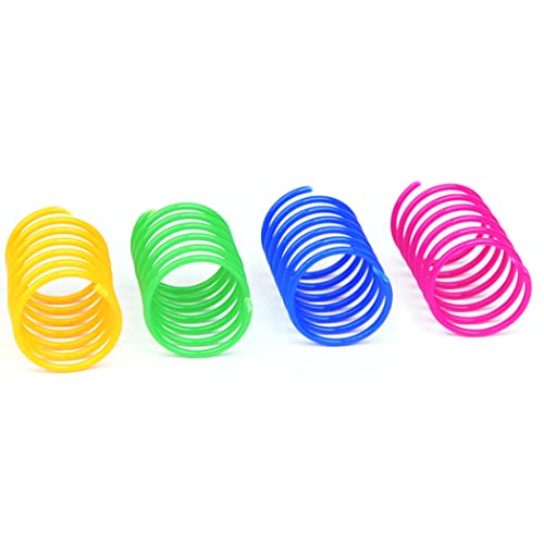 Pet Spring Toy Cat Plastik Plastik Spiralfeder Spielzeug Bunt halten interaktiv für Haustiere Kätzchen 4pcs, Katzenspielzeug Pet Spring Toy Cat Plastik Plastik Spiralfeder Spielzeug Bunt halten interaktiv für Haustiere Kätzchen 4pcs, Katzenspielzeug von Peosaard