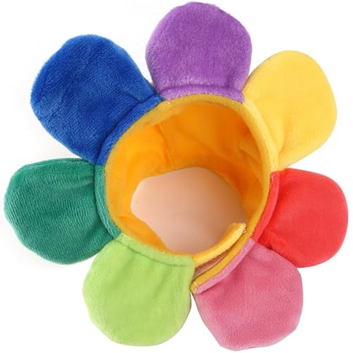Sonnenblumenhundkostüm, süße Kopfblumen-Stirnband-Outfits, Regenbogenfarbe Katzenblumkostüm mit Befestigungsband lustige durchschnittliche Größe Pet Pet Hut für Kleider, Halloween, Fotos Sonnenblumenhundkostüm, süße Kopfblumen-Stirnband-Outfits, Regenbogenfarbe Katzenblumkostüm mit Befestigungsband lustige durchschnittliche Größe Pet Pet Hut für Kleider, Halloween, Fotos von Peosaard