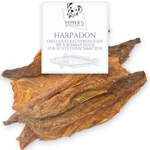 Harpadon von Pepper’s Manufaktur – 100 % Bombay Duck Fisch-Kausnack für Hunde, proteinreich & naturbelassen – Single-Protein, Omega-3, Hochwertige Proteinquelle & artgerechte Beschäftigung (200g) von Pepper´s Manufaktur