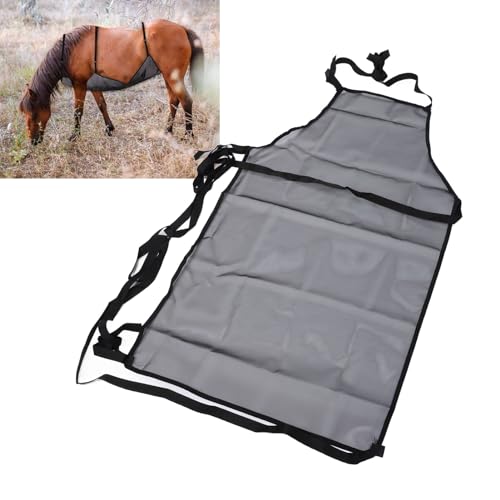 Sheet Flight Mesh-Netz, Sheet Horse Belly Protection Cover, Verstellbare Fliegendecke Horse Belly Protective Cover, Horse Belly Protective Cover Atmungsaktiv für Reitsportbedarf von PerGar