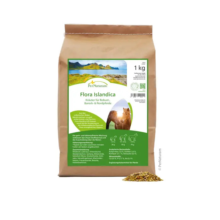 PerNaturam Flora Islandica 1 kg Spezielle Kräuter für Robust-, Barock & Nordpferde PerNaturam Flora Islandica 1 kg Spezielle Kräuter für Robust-, Barock & Nordpferde von PerNaturam