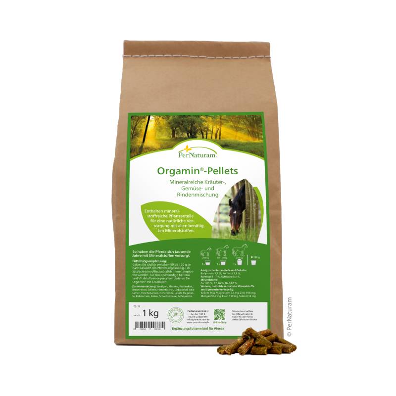 PerNaturam Orgamin-Pellets 1kg Alternative zum Mineralfutter PerNaturam Orgamin-Pellets 1kg Alternative zum Mineralfutter von PerNaturam