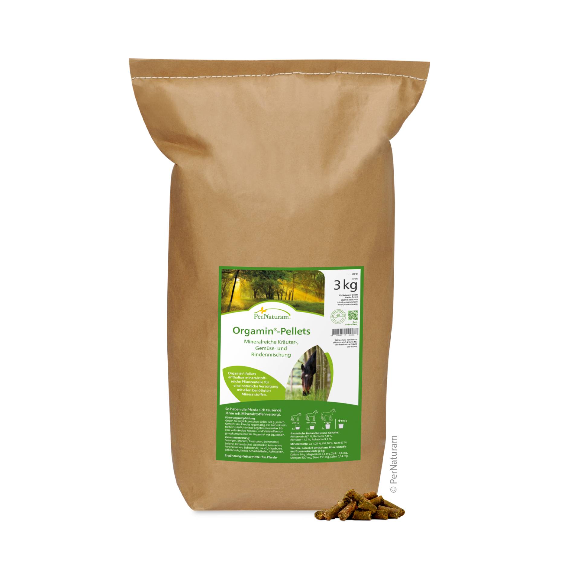 PerNaturam Orgamin-Pellets 3kg Alternative zum Mineralfutter PerNaturam Orgamin-Pellets 3kg Alternative zum Mineralfutter von PerNaturam