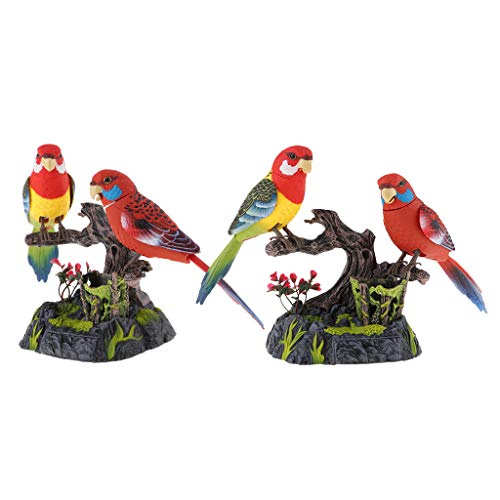 Perfeclan 2er Set Bewegungsmelder Vogel, Singende und Zwitschernder Vogel Figur Batterie Betrieben Spielzeug Tisch Deko Perfeclan 2er Set Bewegungsmelder Vogel, Singende und Zwitschernder Vogel Figur Batterie Betrieben Spielzeug Tisch Deko von Perfeclan