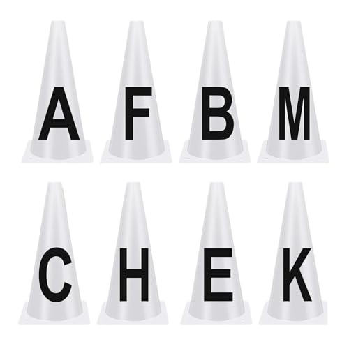 Perfeclan 8X Dressurkegel, Buchstaben Ausrüstung Sport Einfach aufzustellen Stabil Leicht Umfassend Reitsport Athleten Veranstaltungen Stall Perfeclan 8X Dressurkegel, Buchstaben Ausrüstung Sport Einfach aufzustellen Stabil Leicht Umfassend Reitsport Athleten Veranstaltungen Stall von Perfeclan